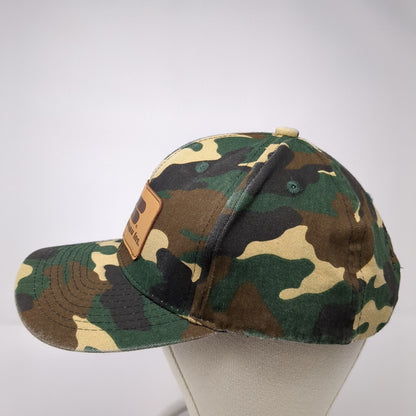 Farm Bureau Ins. Patch Snapback Hat Camouflage One Size Adjustable