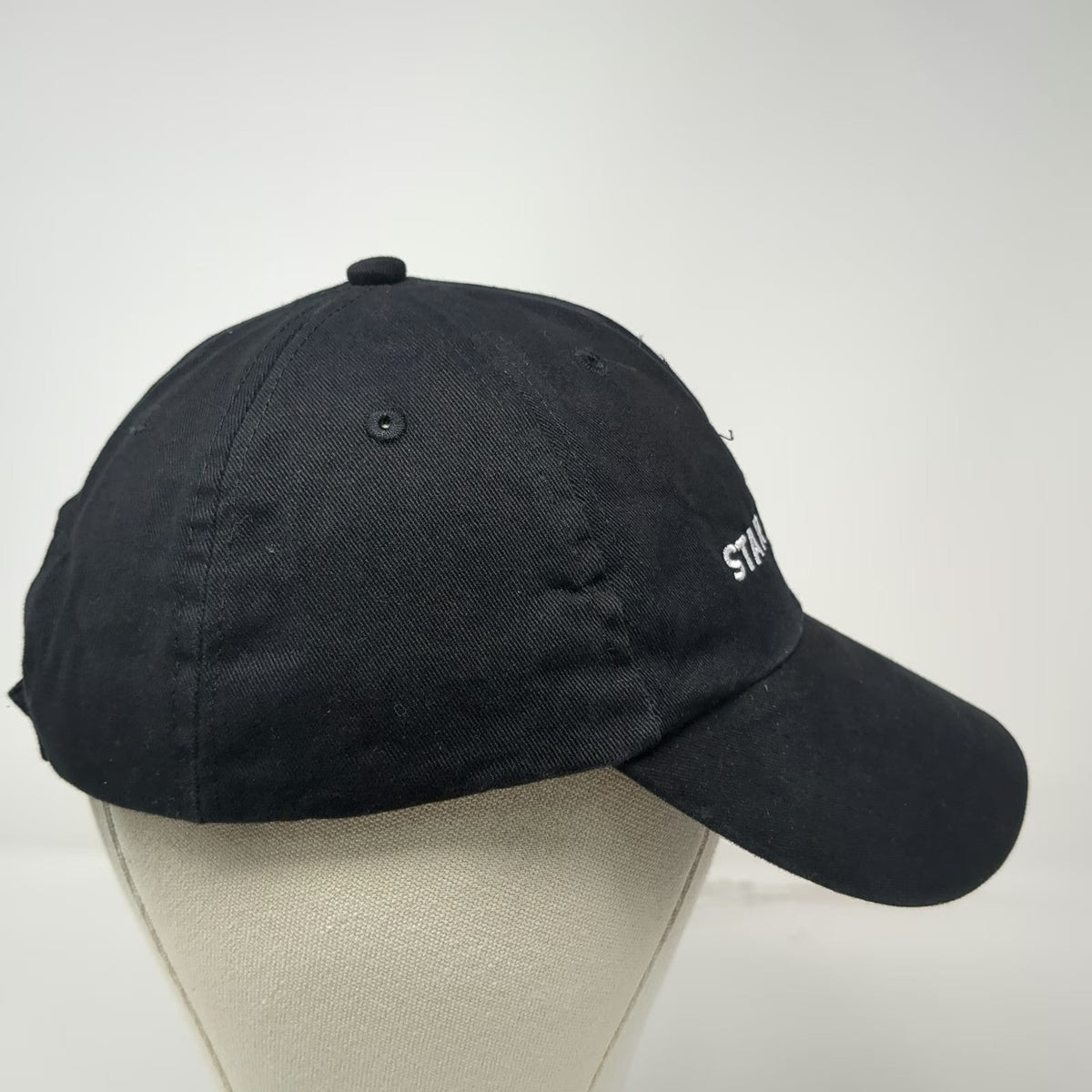 Starbucks Baseball Cap Black One Size Embroidered Cotton Strapback Hat Coffee