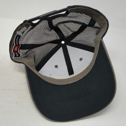 onX Hunt Trucker Hat Gray Black One Size Mesh Back Topographic Patch Snapback