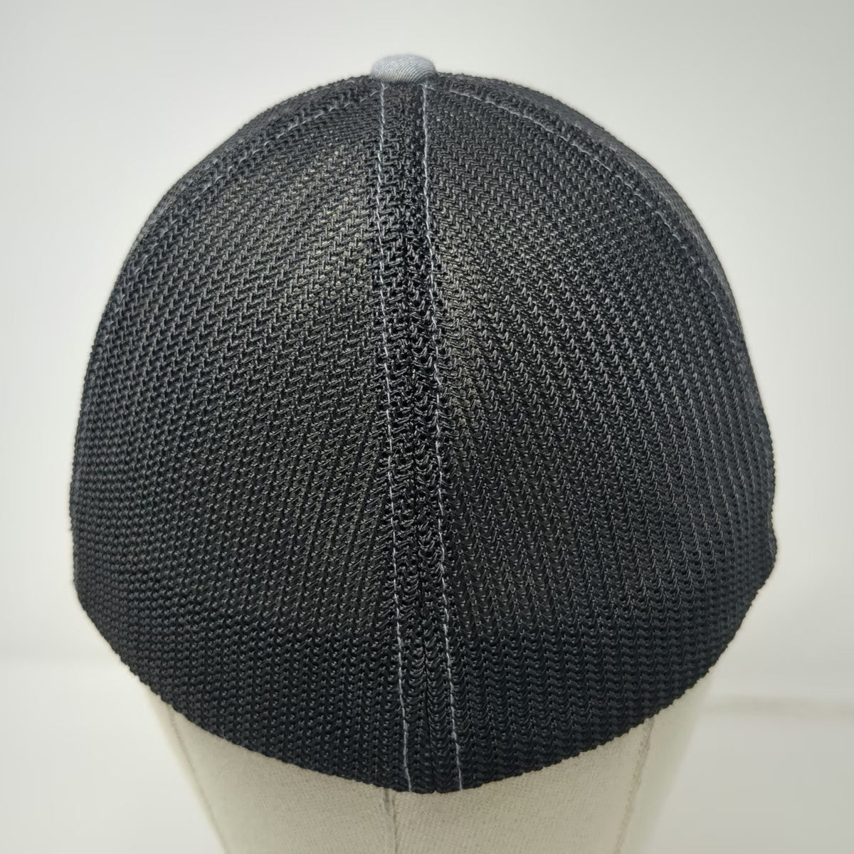 Richardson Baseball Cap Gray M Turbo Performance Products Mesh Flexfit Hat