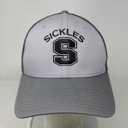 Sickles Mesh Back Fitted Hat Gray Small-Medium Embroidered Colorblock