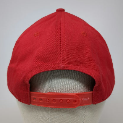 Double Portion Supply Snapback Red One Size Maui Zipline Hawaii Island Map Hat