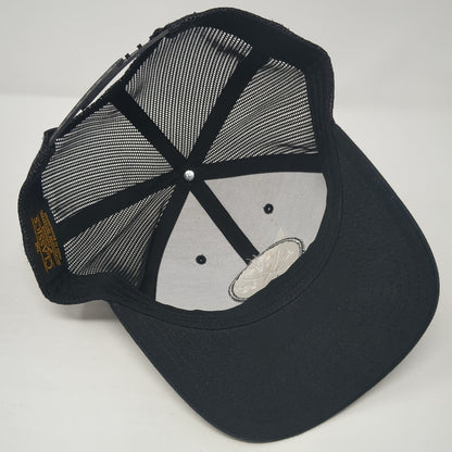 PNW Pacific Northwest Trucker Hat Black OS Adjustable Embroidered Mesh Back
