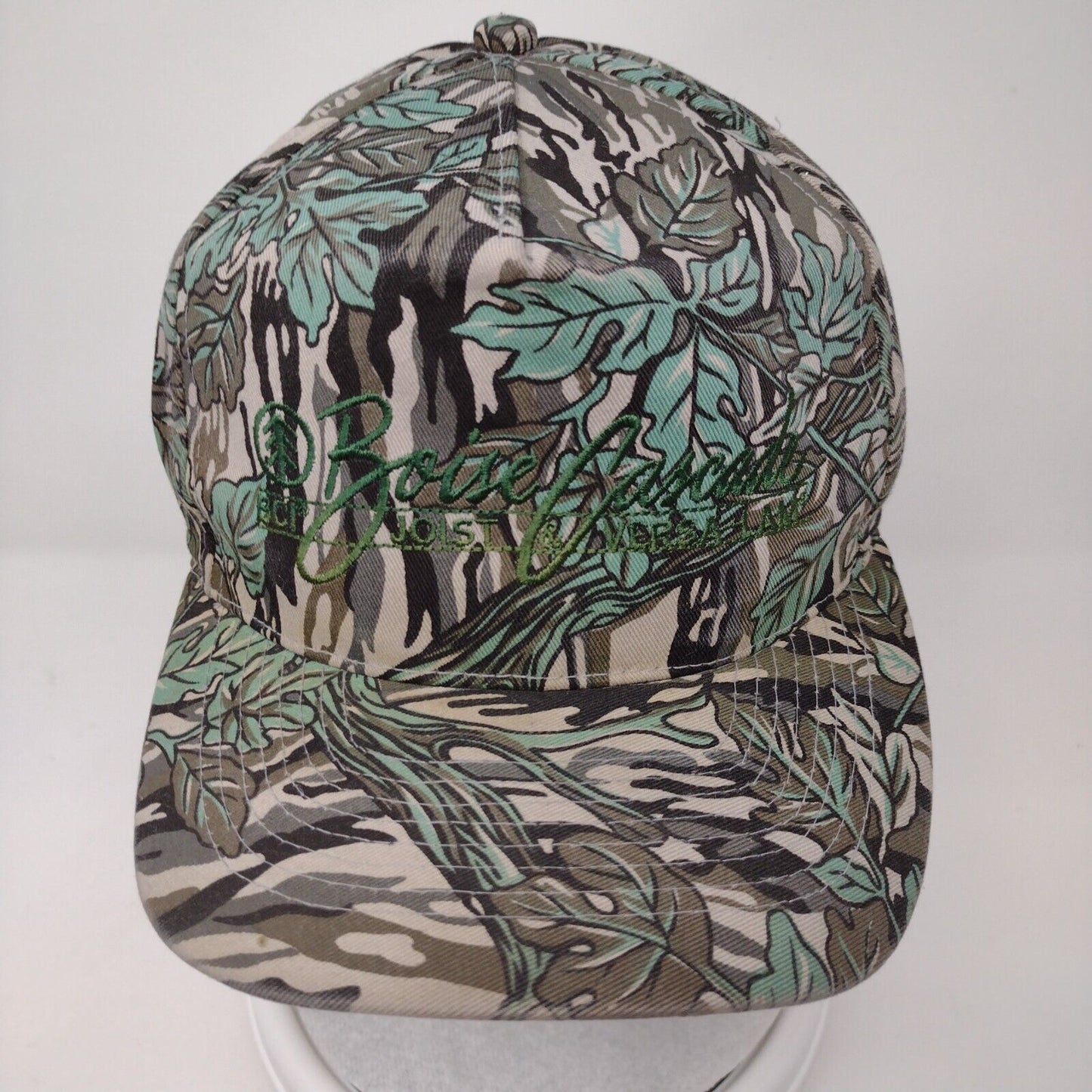 Boise Cascade Snapback Hat Multicolor One Size Adjustable Camouflage