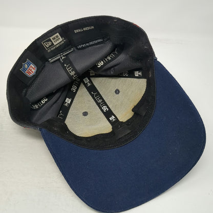 New Era New England Patriots NFL Cap Gray Blue Red M 39THIRTY Stretch Fit Hat
