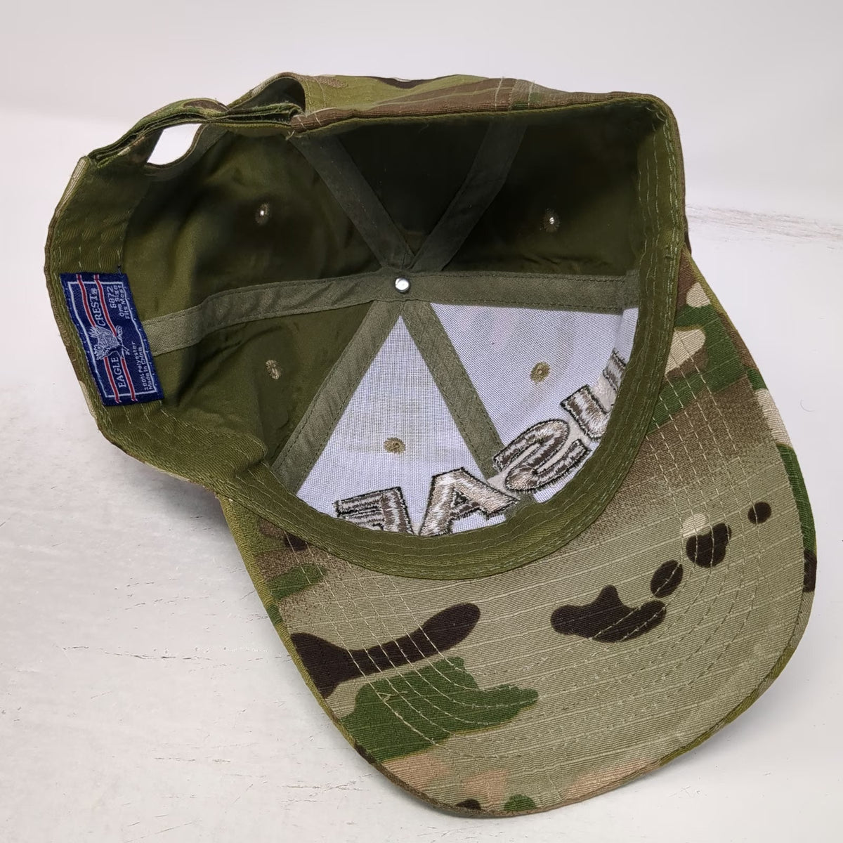 Eagle Crest USAF Green Brown Baseball Cap One Size Strapback Hat Embroidery