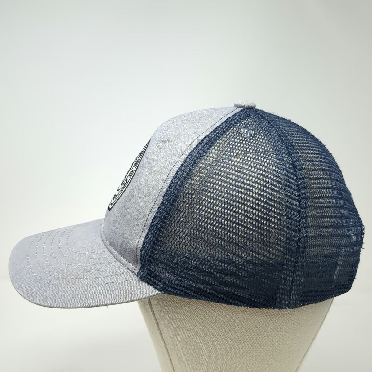 Knob Creek Trucker Hat Gray Blue One Size 100 Proof Clermont Kentucky Snapback