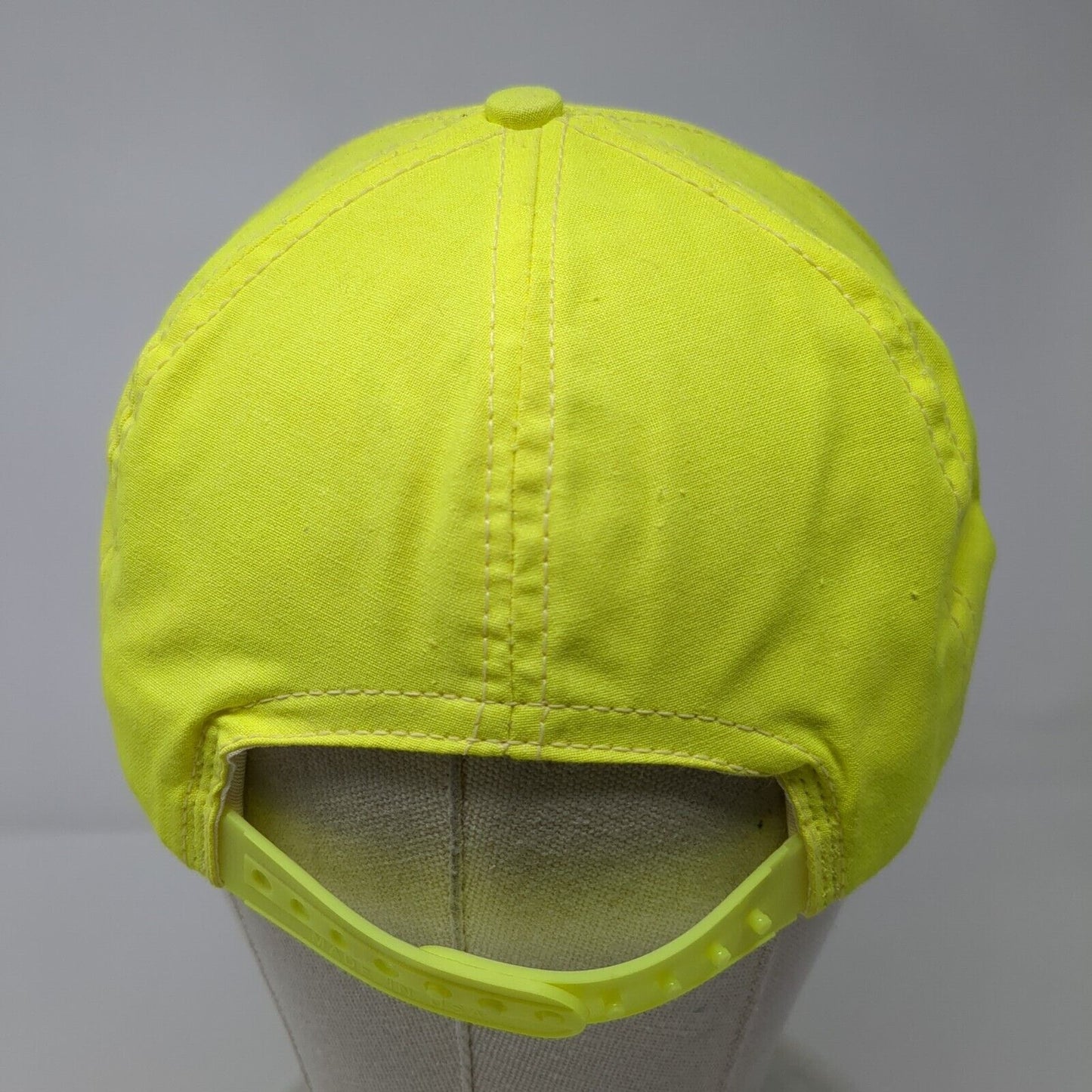 Virginia City Montana 3-7-77 Snapback Hat Yellow OSFA Solid Adjustable