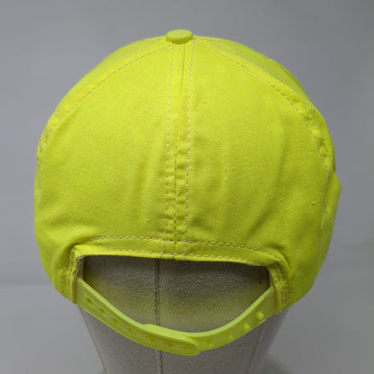 Virginia City Montana 3-7-77 Snapback Hat Yellow OSFA Solid Adjustable