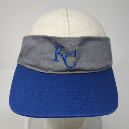 KC Sun Visor Hat Multicolor One Size Adjustable Strap Embroidered Lightweight