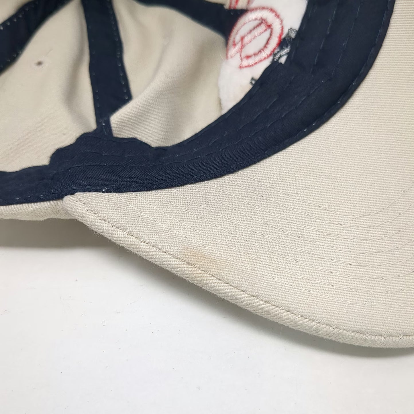 SoBe Life Water Beige One Size Baseball Cap Embroidered Logo Hat Slideback