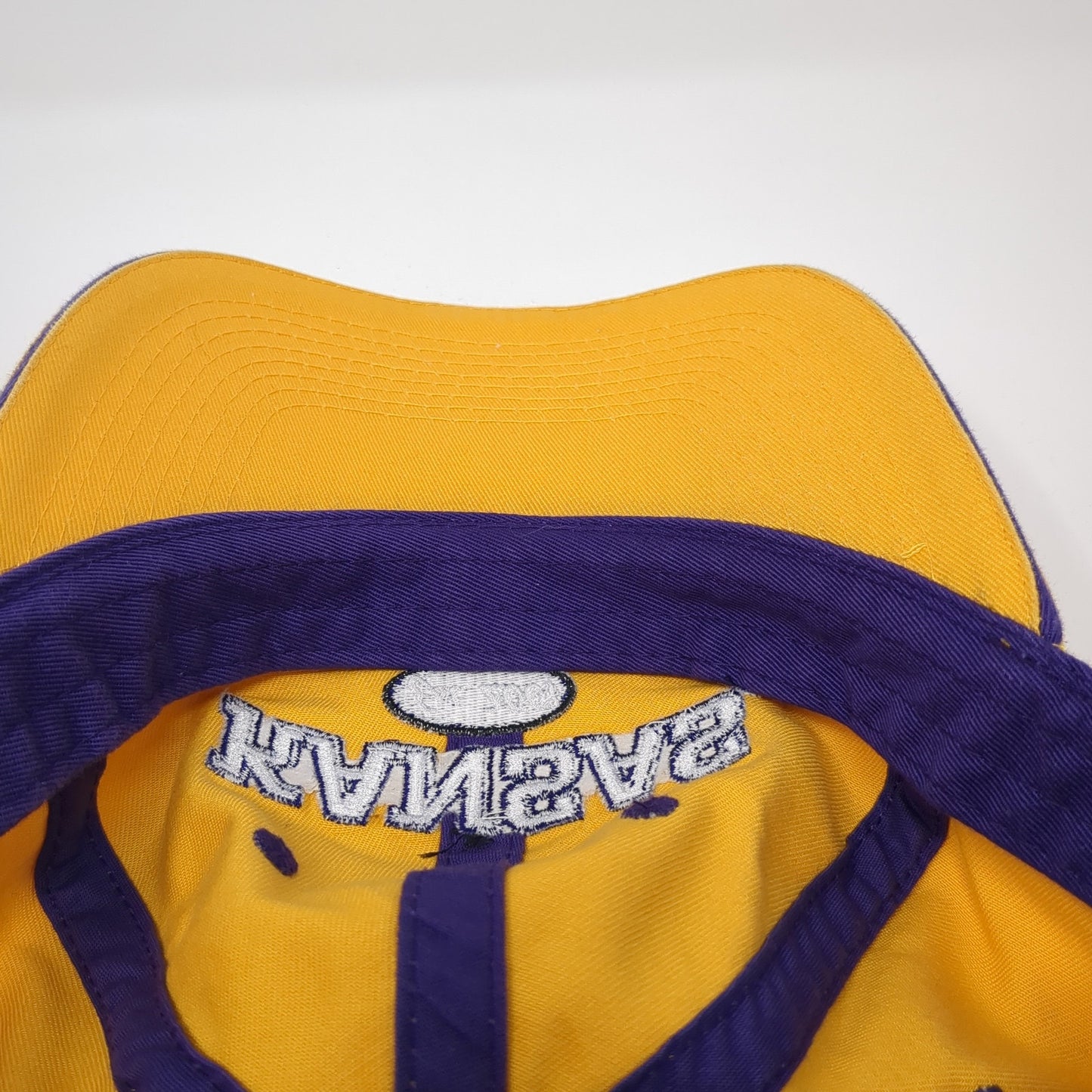 Kansas Speedway Est. 2001 Strapback Baseball Cap Yellow One Size Adjustable ISC