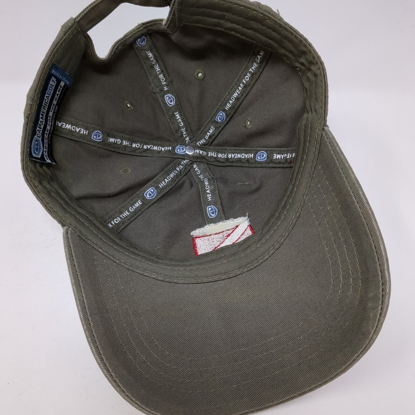 Scuba Diver Slideback Golf Hat Green One Size Adjustable Cap America