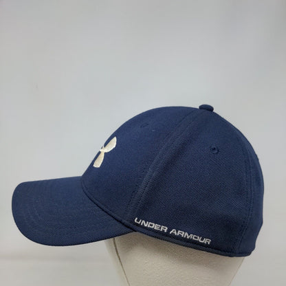 Under Armour HeatGear Fitted Hat Blue M/L Embroidered Protect This House