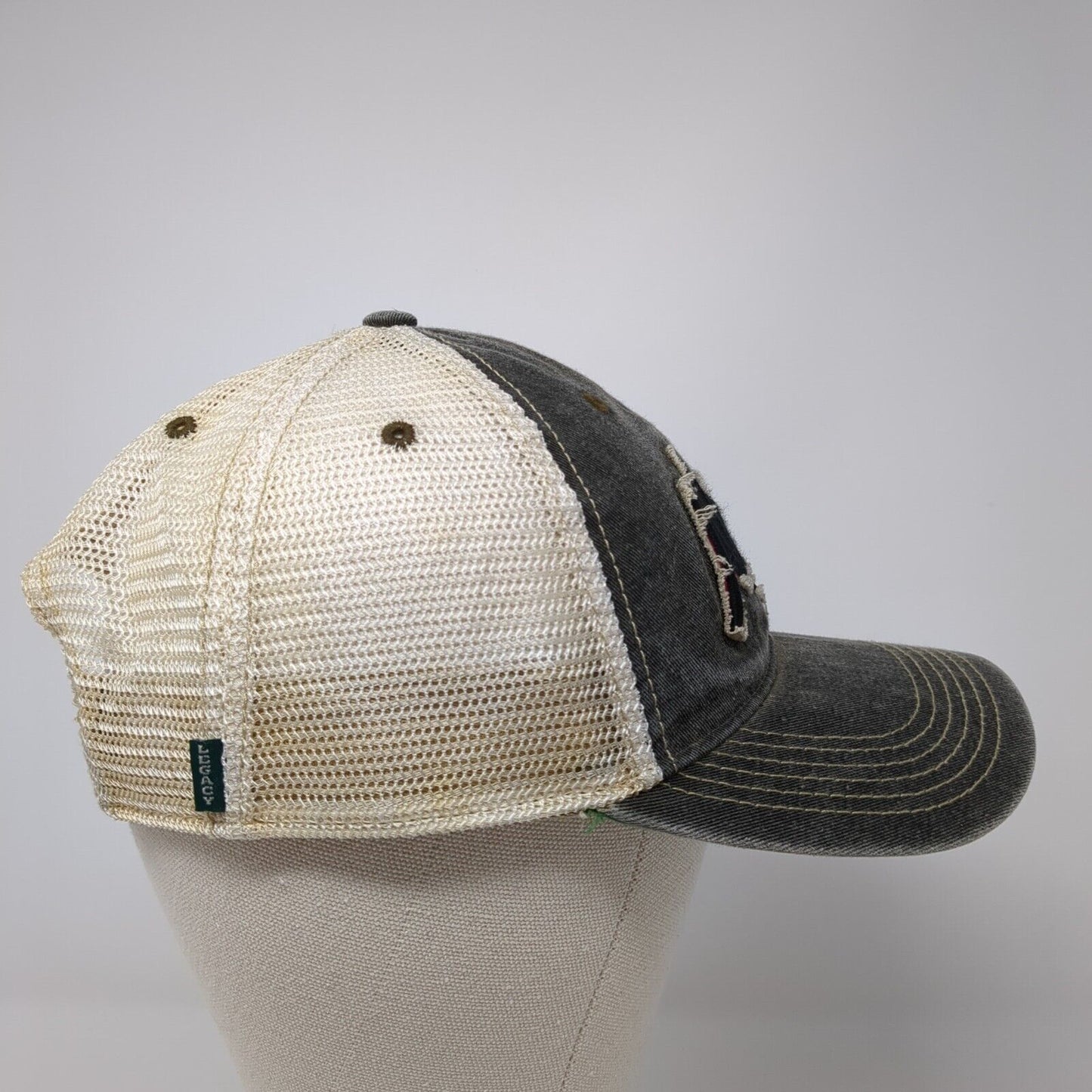 Niagara Falls Snapback Trucker Hat Gray One Size Adjustable Mesh Back Legacy