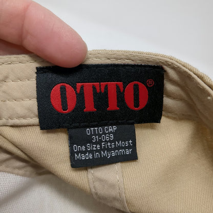Otto 5 Panel Hat Beige Red One Size Snapback Buck Around And Find Out Columbus