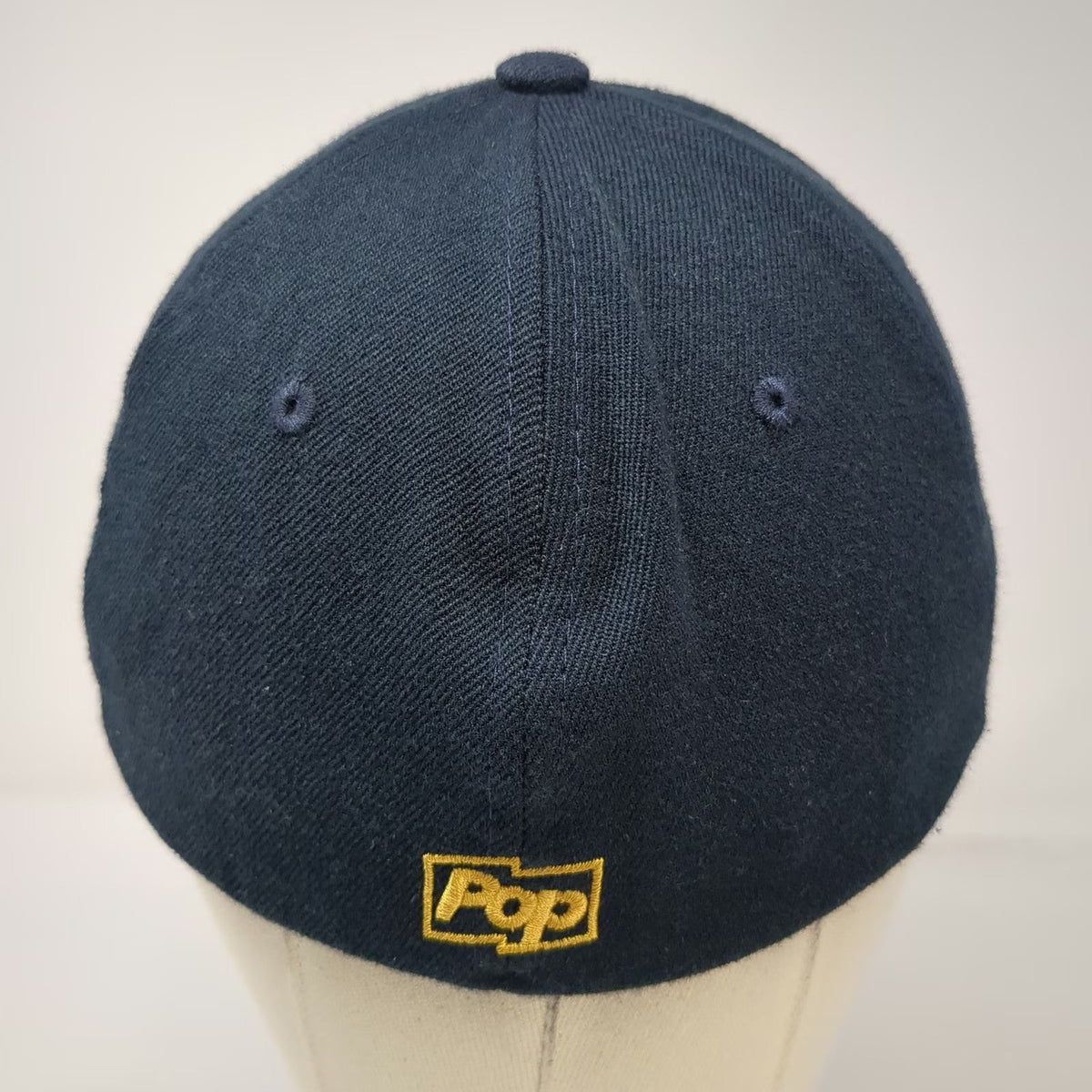 Zephyr Baseball Cap Blue L Stretch Fit Pop Logo Hat Acrylic Spandex Embroidered