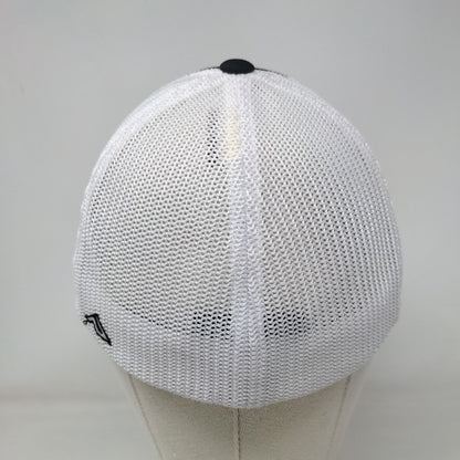 Providence School Fitted Trucker Hat Black S/M Mesh Back Pacific Headwear