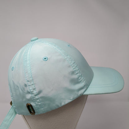 Unbranded Slideback Hat Green One Size Adjustable Solid Blank 6 Panel