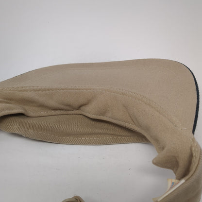 Memphis Sun Visor Hat Brown One Size Adjustable Embroidered Lightweight Nissin