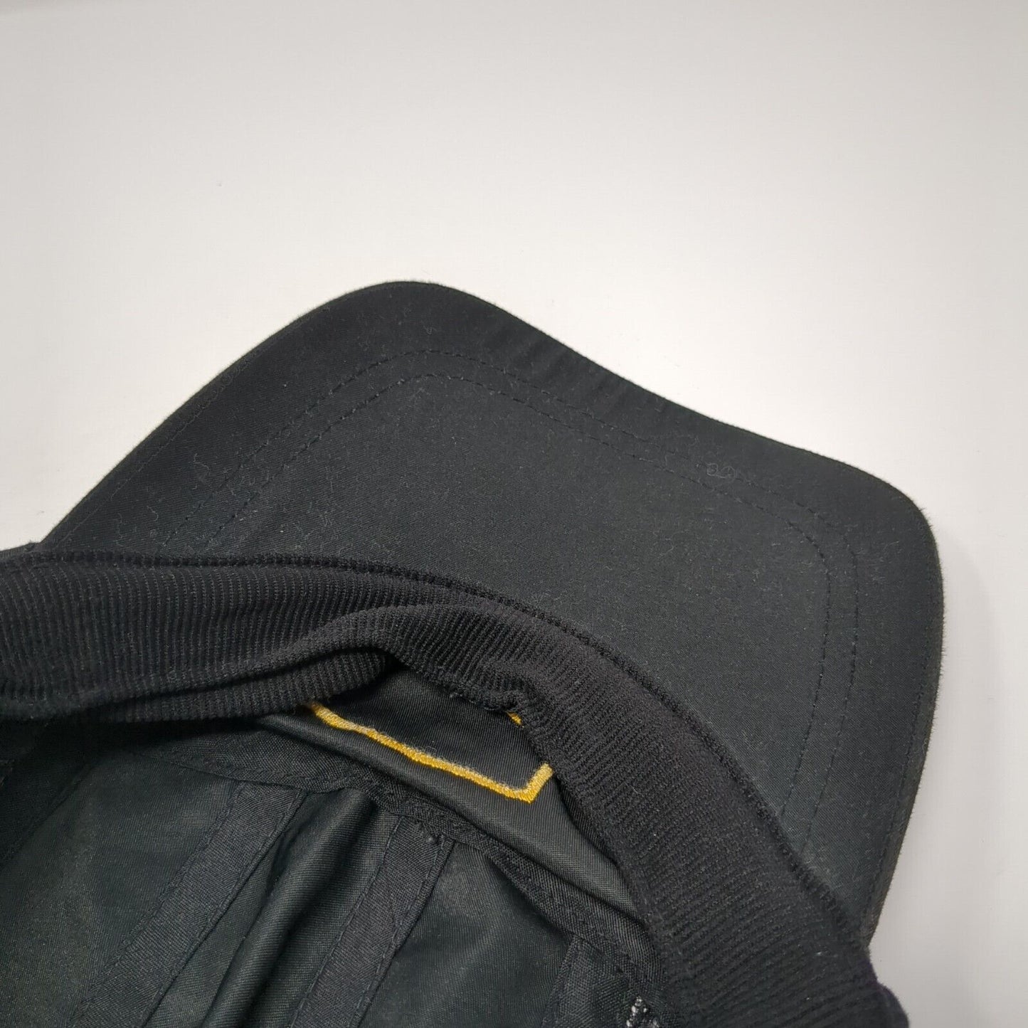 Unbranded Strapback 5 Panel Cap Black One Size Adjustable Embroidered Blank