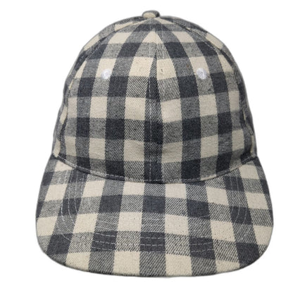 Cocus Pocus Baseball Cap Gray White One Size Buffalo Check Slideback Hat
