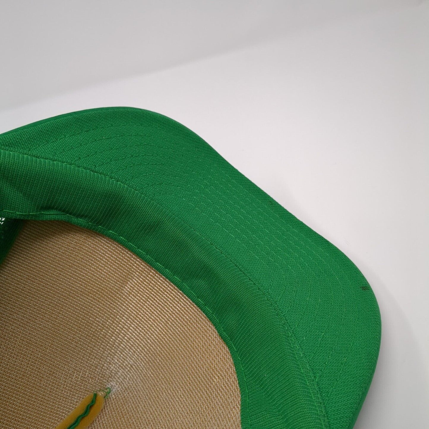 Porc Snapback Mesh Back Rope Trucker Hat Green One Size Adjustable