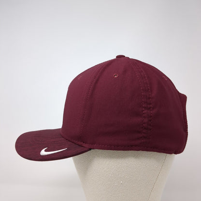 Griz Football Strapback Hat Red OS Embroidered Swoosh Classic99 Nike Dri-Fit