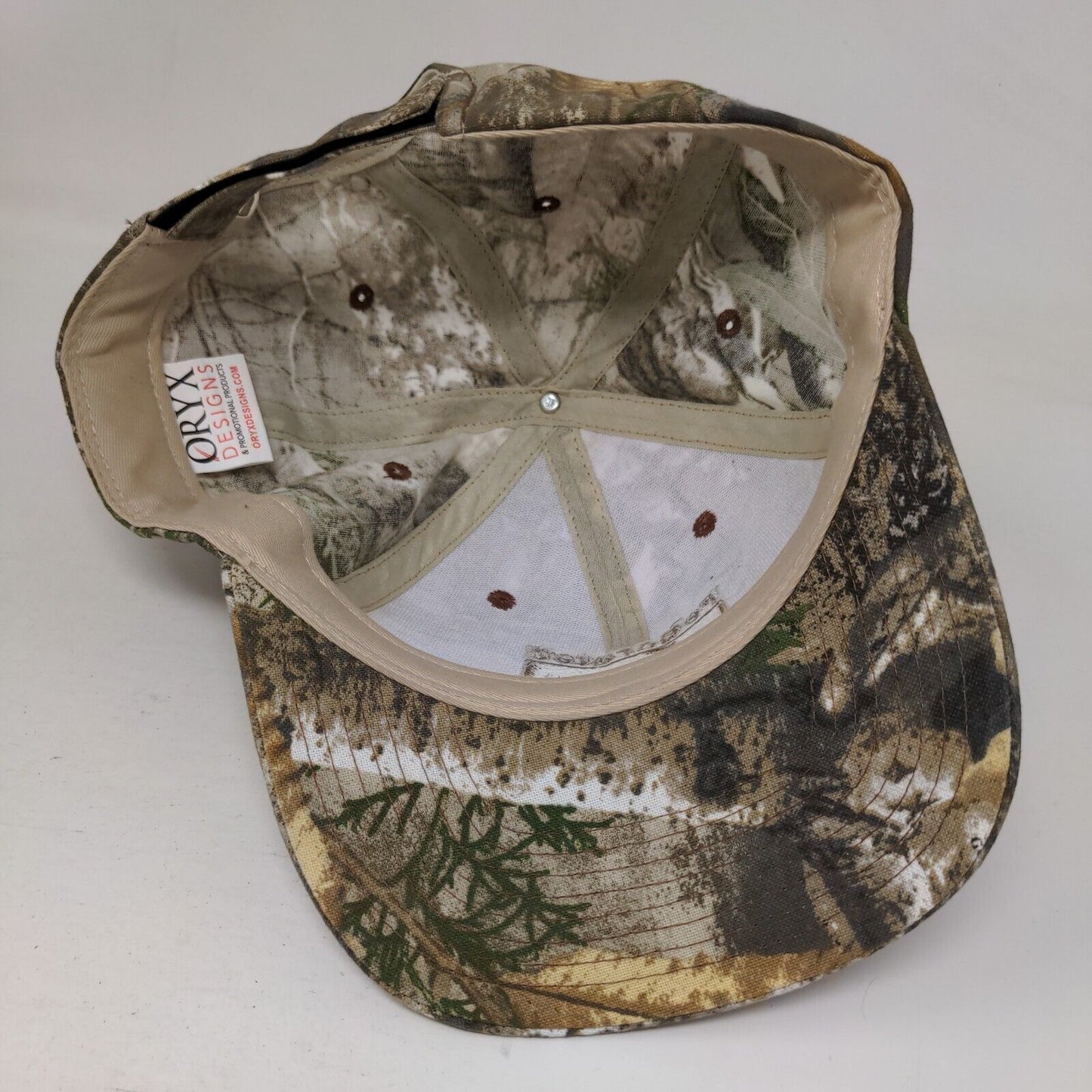 Oryx Designs Strapback Camo Hat Federated Car Care Embroidered Logo Realtree
