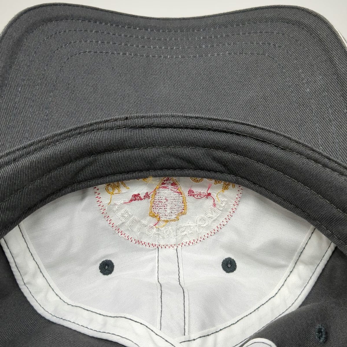 Camp David Yellowstone National Park Gray Baseball Cap One Size Strapback WY