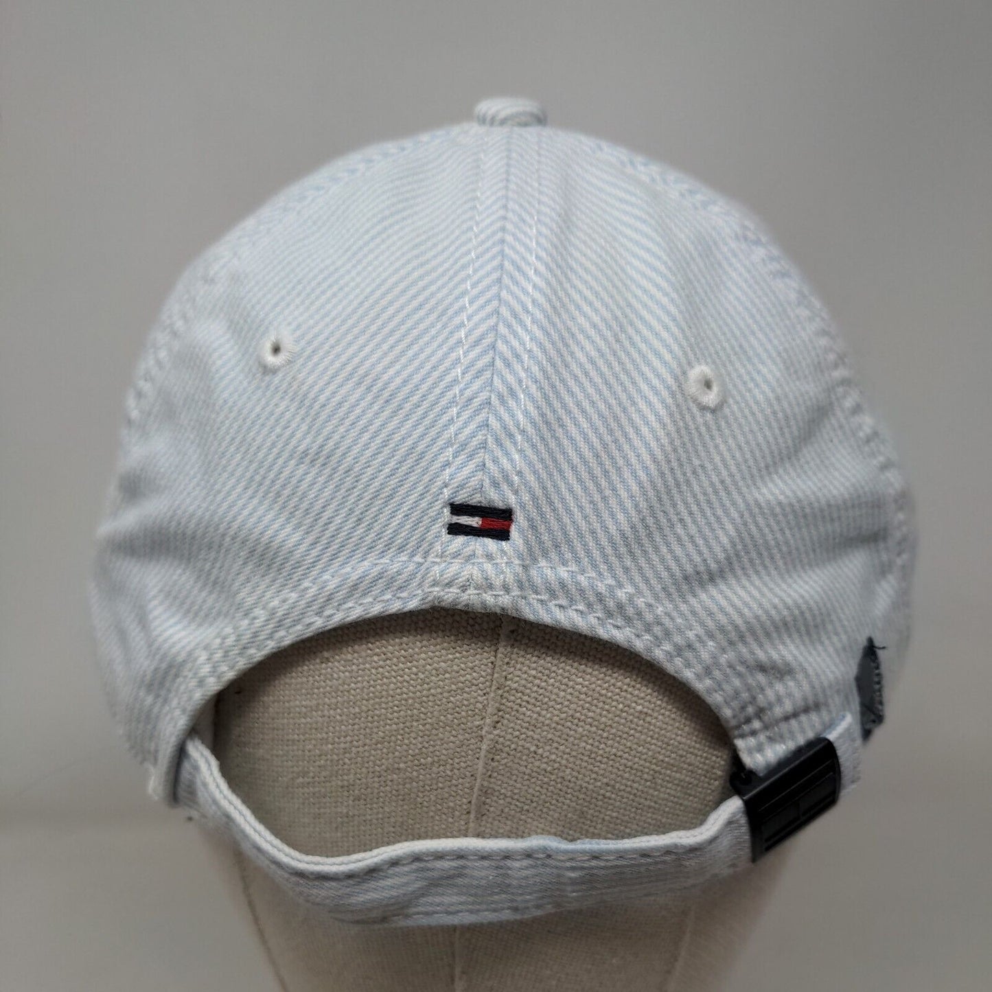 Tommy Hilfiger Slideback Hat Multicolor One Size Embroidered Striped 6 Panel
