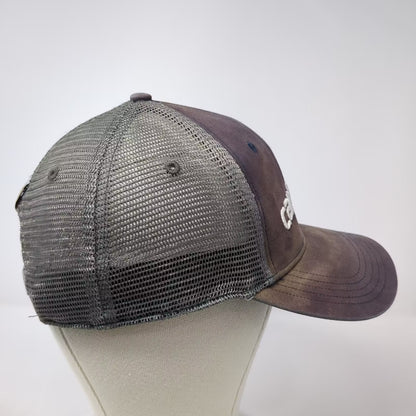 Carhartt Blue Trucker Hat One Size Embroidered Stitched Mesh Adjustable Snapback
