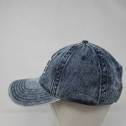 AB Slideback Hat Blue OSFA Adjustable Embroidered 6 Panel Denim Richardson