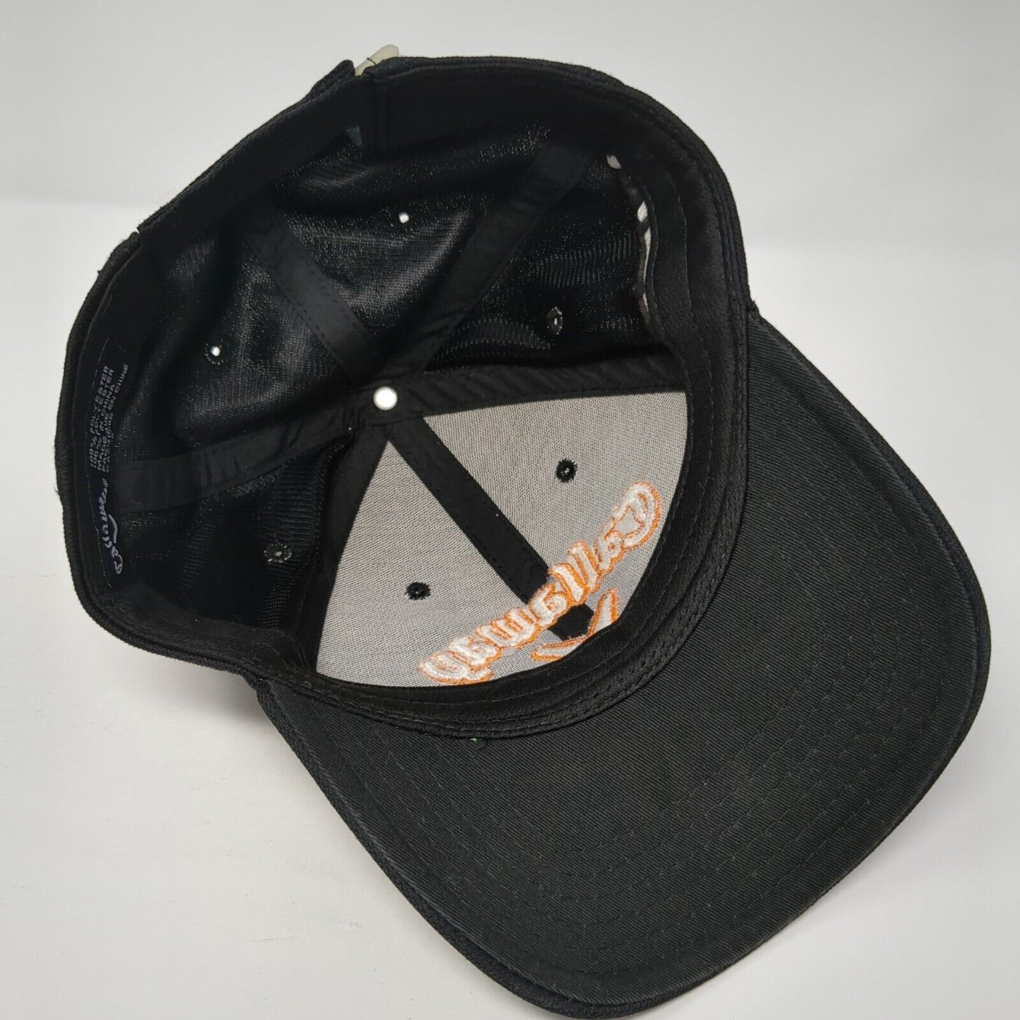 Callaway Hex Hot Strapback Hat Black One Size Adjustable Embroidered 6 Panel