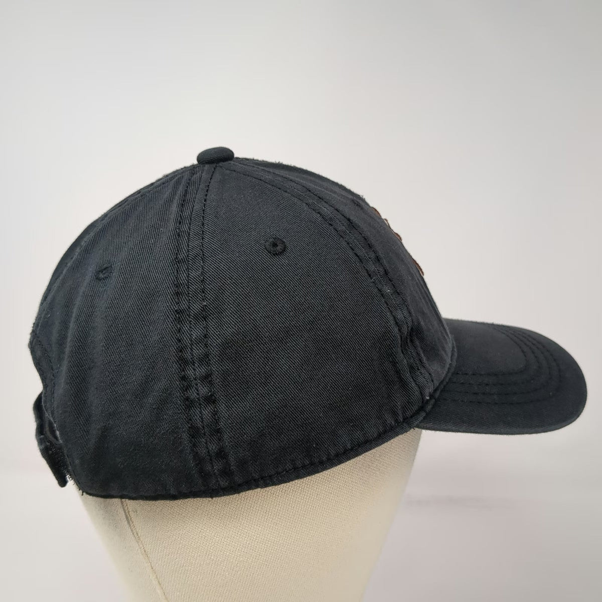 Browning Baseball Cap Black Brown White One Size Strapback Buckmark Logo Hat