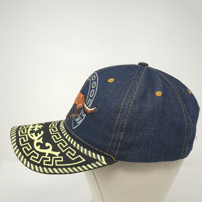 Mexican Horse Strapback Baseball Cap Multicolor One Size Adjustable Embroidered