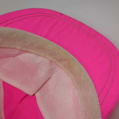 Tomkin 5 Panel Pink Hat Rope Snapback Green Cat Power Graphic USA Nylon Vintage
