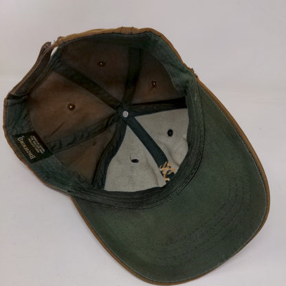 Browning Strapback Hat Brown OSFA Adjustable Embroidered Vented Holes Cotton
