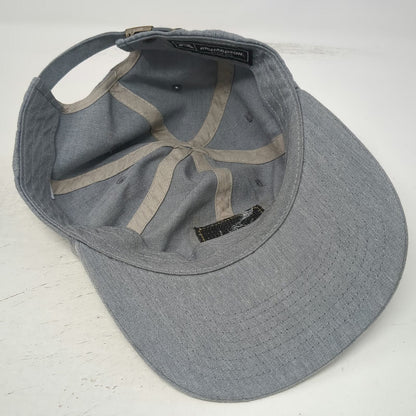 Richardson Baseball Cap Gray One Size Volans Tequila Leather Patch Strapback Hat