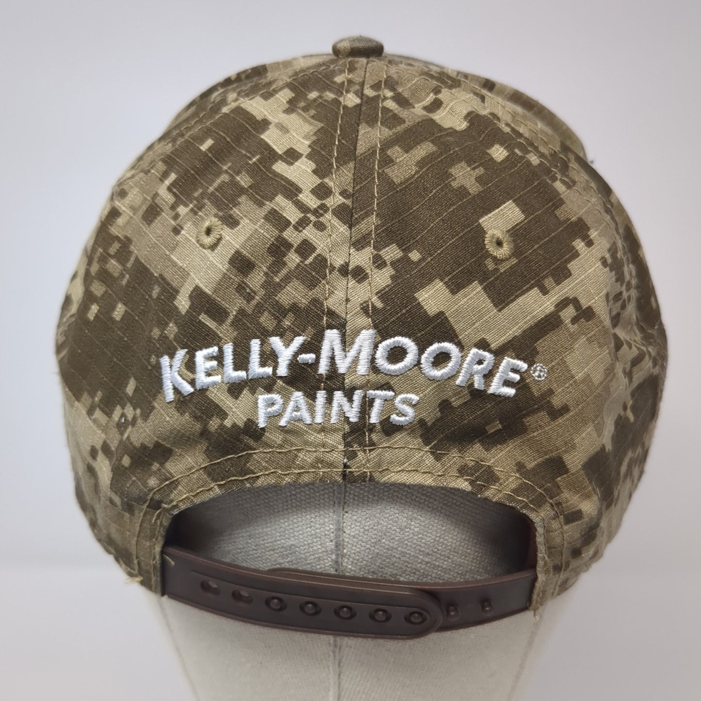 KM Kelly Moore Paints Snapback Hat Multicolor One Size Adjustable Platinum