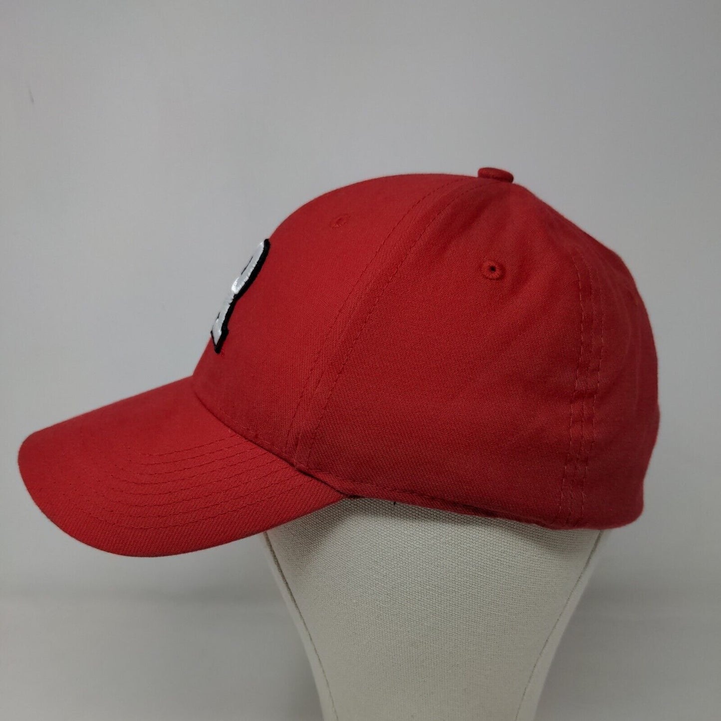 Nike Team Men's Fitted Hat Red Size OSFM Embroidered R Swoosh Logo