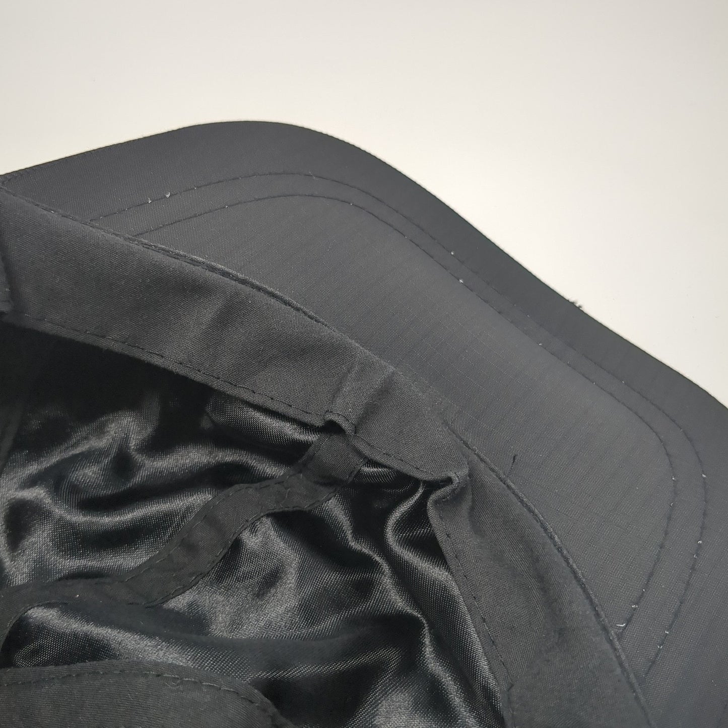 Unbranded Snapback Hat Black One Size Adjustable Lightweight 6 Panel Blank
