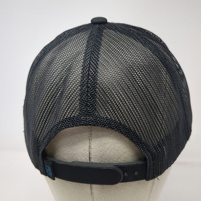 Hooey Trucker Hat Black One Size Golf Embroidery Mesh Snapback Adjustable Cap