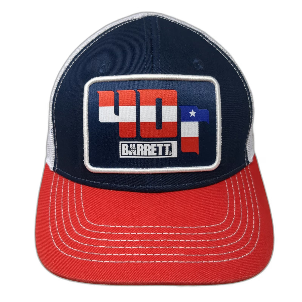 Barrett Firearms 40th Anniversary Baseball Cap Blue One Size Mesh Strapback Hat