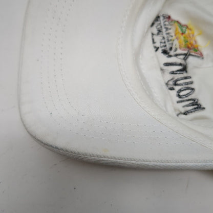 Mount Cinnamon Grenada West Indies Slideback Hat WHite OSFA Alternative Cotton