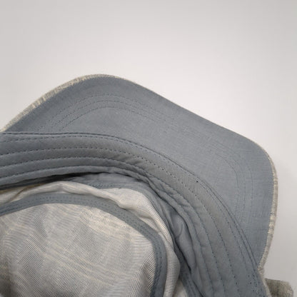 Unbranded Cadet Army Cap Gray One Size Stretch Lightweight Plaid Bow Tie