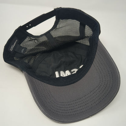 ASML Snapback Mesh Back Trucker Hat Gray One Size Port Authority