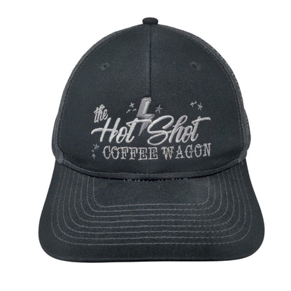 The Hot Shot Coffee Wagon Snapback Trucker Hat Black One Size Port Authority