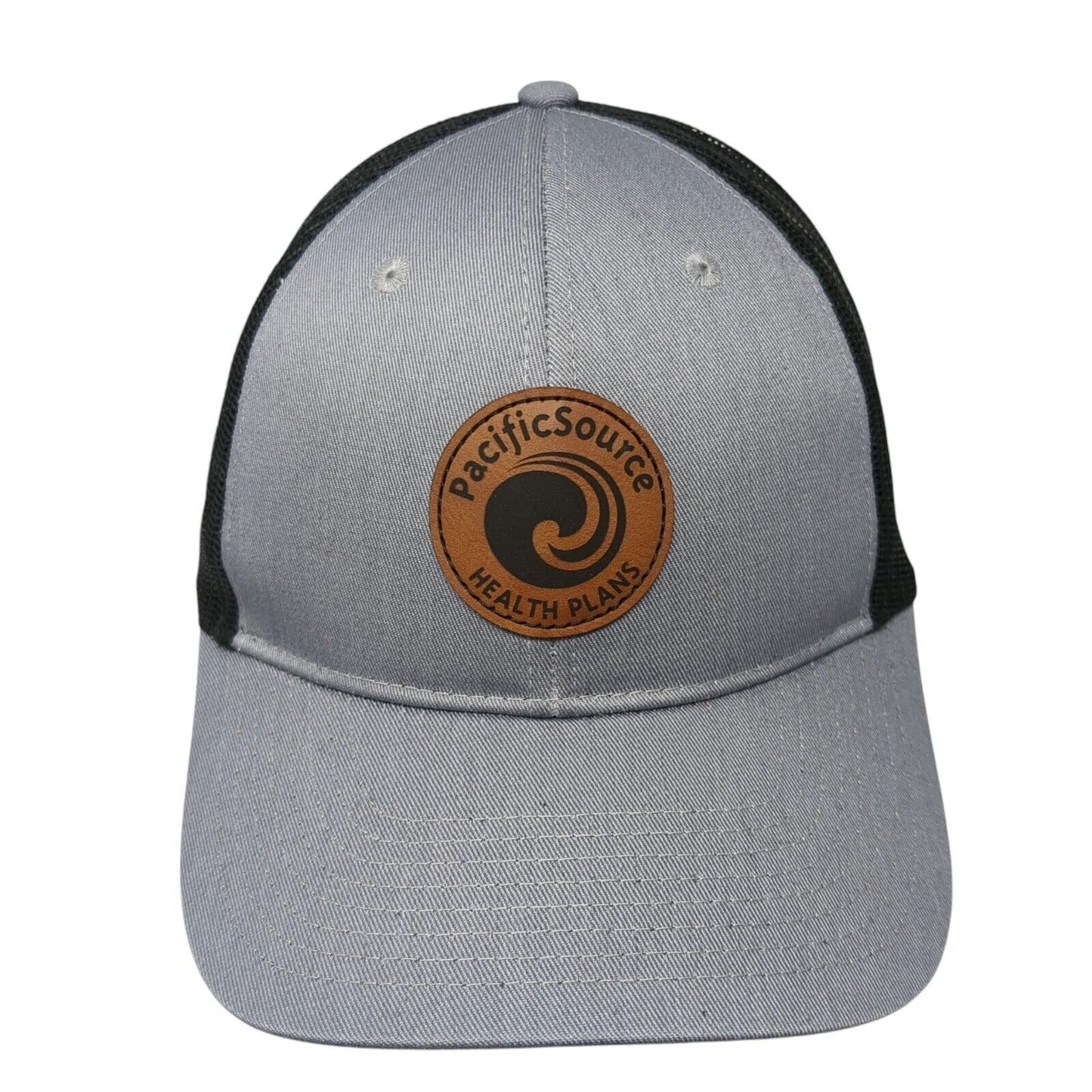 Pacific Source Health Plan Snapback Trucker Hat Gray OS Mesh Back Port Authority