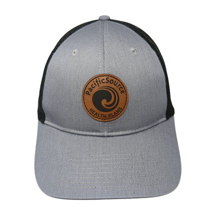 Pacific Source Health Plan Snapback Trucker Hat Gray OS Mesh Back Port Authority